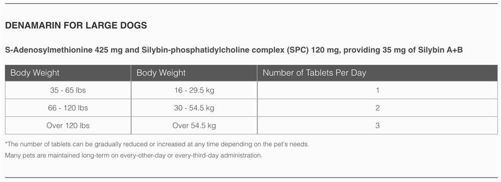 Denamarin dosing 2025